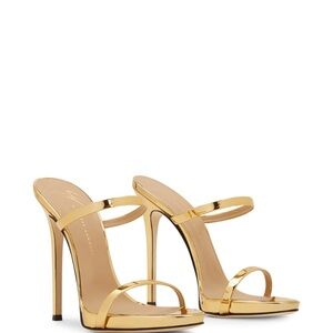 Elegant Gold Stiletto Heels